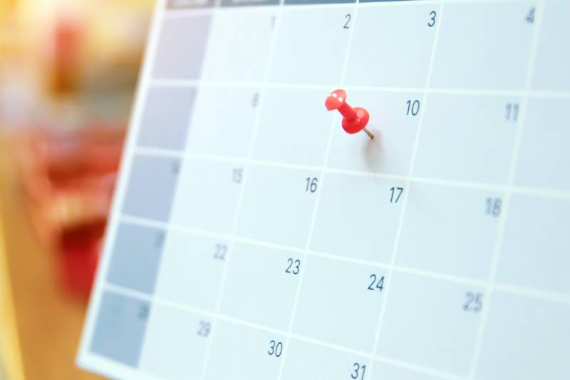 12 เทคนิคการตั้งเป้าหมายสู่ความสำเร็จ 1 schedule deadline